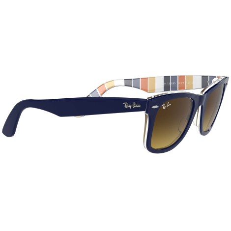 Original Wayfarer Color Mix RB2140 blue on stripes