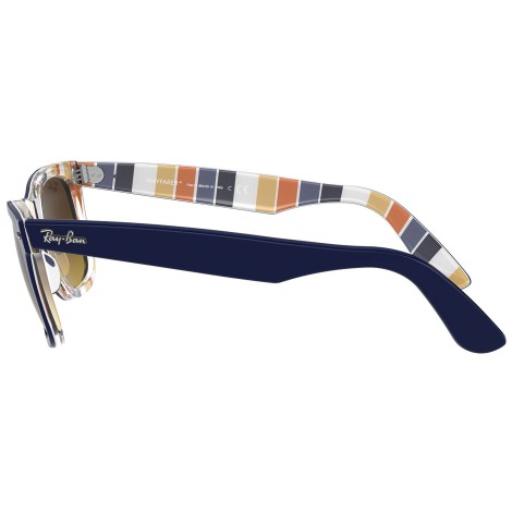 Original Wayfarer Color Mix RB2140 blue on stripes