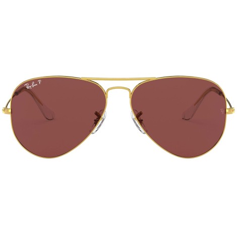 Aviator Classic RB3025 gold polar purple