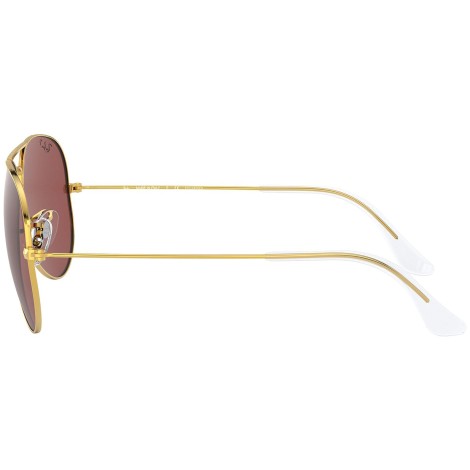 Aviator Classic RB3025 gold polar purple