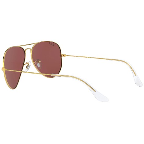 Aviator Classic RB3025 gold polar purple