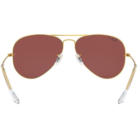 Aviator Classic RB3025 gold polar purple