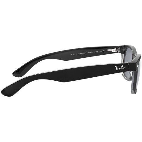 New Wayfarer RB2132 6398Y5 black/transparent