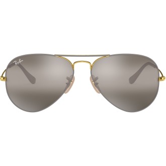 Aviator Large Metal RB3025 9154AH matte grey on arista