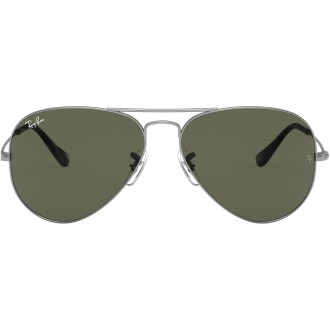 Aviator Large Metal RB3025 919031 sand transparent grey