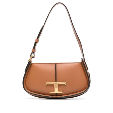 TOD'S BORSA A SPALLA T TIMELESS IN PELLE MICRO MARRONE XBWTSAX0000RORS410