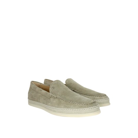 TOD'S SLIP-ON IN PELLE SCAMOSCIATA BEIGE XXM0TV0AJ30RE09997