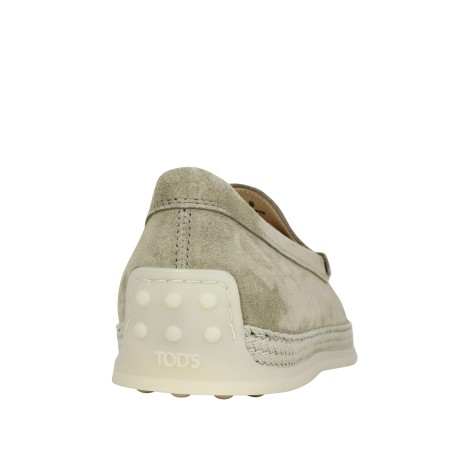 TOD'S SLIP-ON IN PELLE SCAMOSCIATA BEIGE XXM0TV0AJ30RE09997