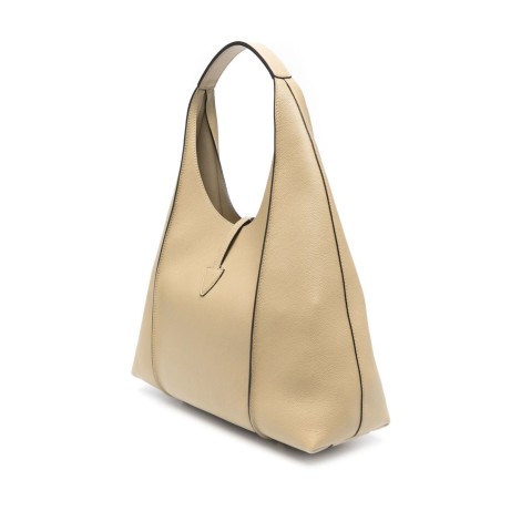 TOD'S BORSA HOBO T TIMELESS IN PELLE MEDIA BEIGE  XBWTSBE0300Q8EC803