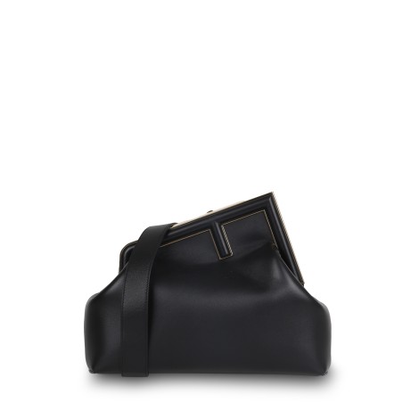 Fendi 'First' Medium Leather Clutch Bag U