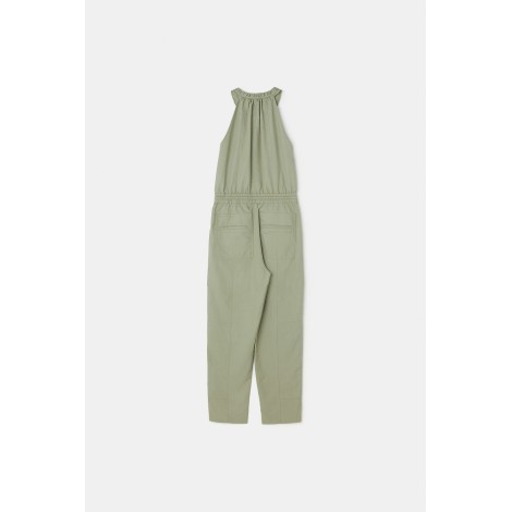 Proenza Schouler Drapey Suiting Tank Jumpsuit