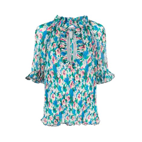 GANNI Blusa a fiori