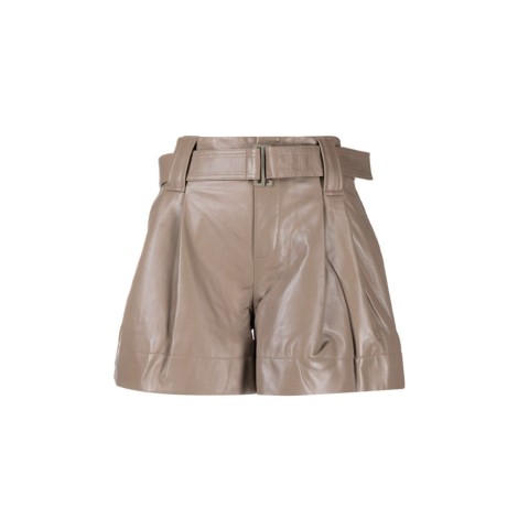 GANNI Shorts in pelle