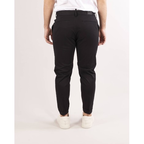 YES LONDON Pantalone in cotone caldo con elastico in vita Yes London