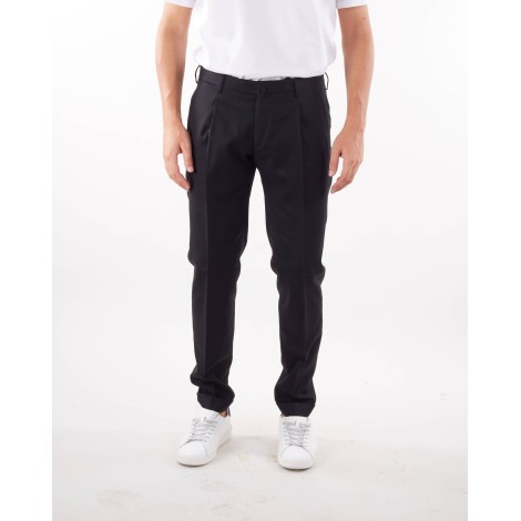 QUATTRO DECIMI Pantalone in lana con pences Quattro Decimi