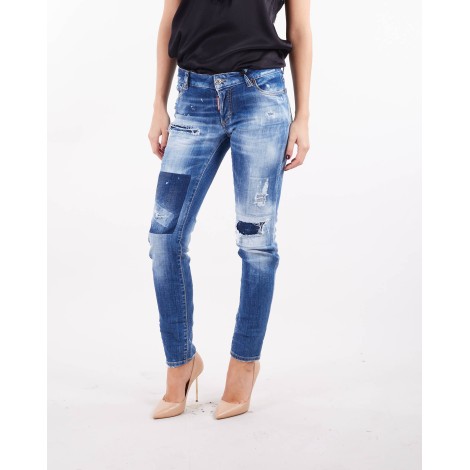 DSQUARED Medium Dark Patches Wash Jennifer Jean Dsquared