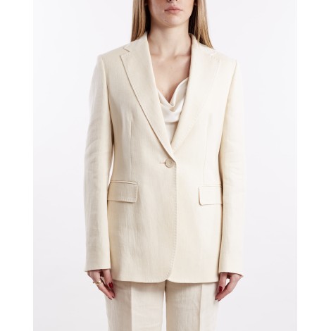 MAX MARA STUDIO Giacca Blazer in lino Max Mara Studio