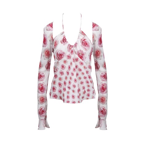 Vivetta Flower Print Viscose Blouse 42