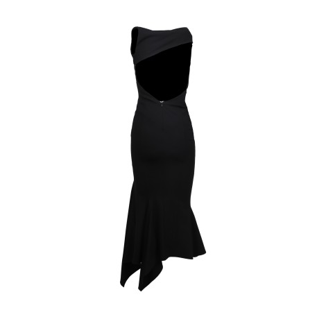 The Attico 'Sam' Asymmetric Midi Dress 44