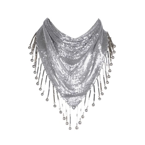 Paco Rabanne 'Pixel Scarf' Alluminium Necklace U