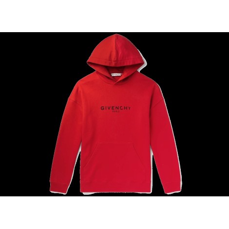 Givenchy Logo-Print Loopback Cotton-Jersey Hoodie