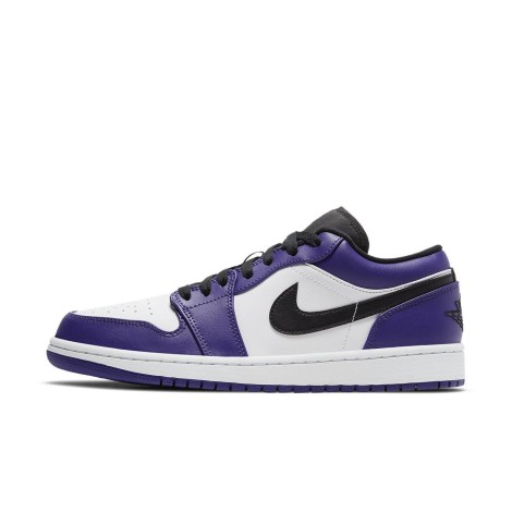 Jordan 1 Low Court Purple White