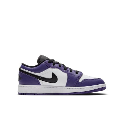 Jordan 1 Low Court Purple White (GS)