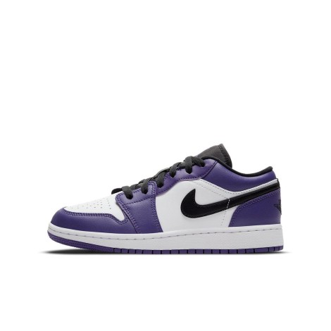 Jordan 1 Low Court Purple White (GS)