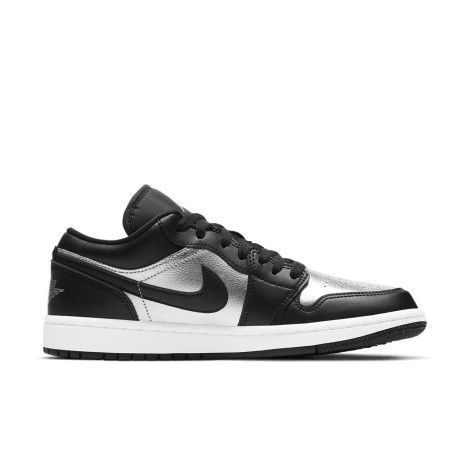 Jordan 1 Low SE Black Metallic Silver (W)