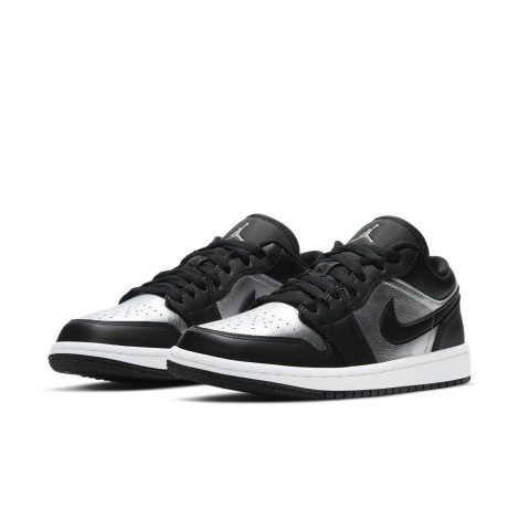 Jordan 1 Low SE Black Metallic Silver (W)