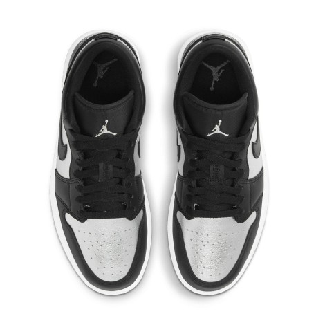 Jordan 1 Low SE Black Metallic Silver (W)