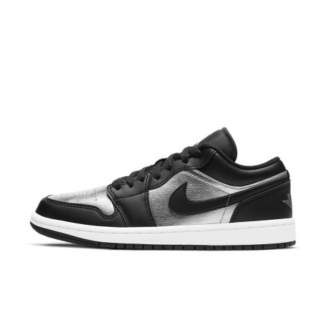 Jordan 1 Low SE Black Metallic Silver (W)