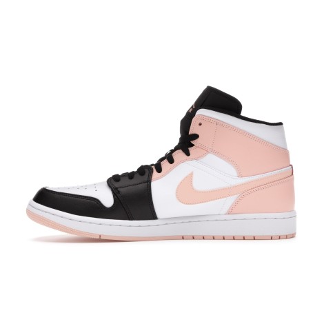 Jordan 1 Mid Arctic Orange Black Toe