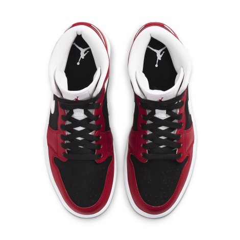 Jordan 1 Mid Gym Red Black (W)