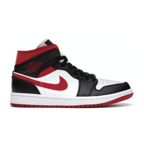 Jordan 1 Mid Gym Red Black White