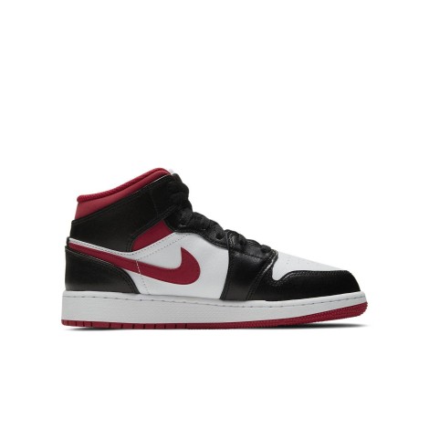 Jordan 1 Mid Gym Red Black White (GS)