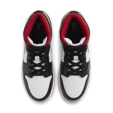 Jordan 1 Mid Gym Red Black White (GS)