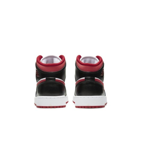 Jordan 1 Mid Gym Red Black White (GS)