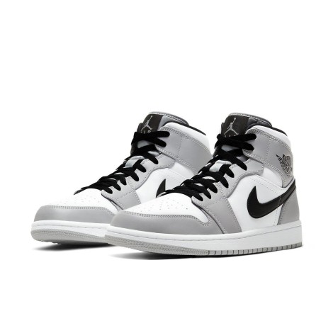 Jordan 1 Mid Light Smoke Grey