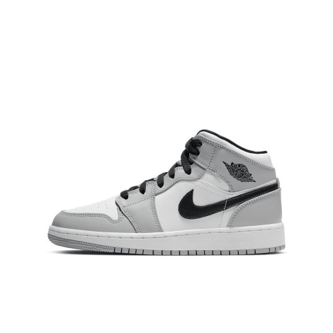 Jordan 1 Mid Light Smoke Grey (GS)