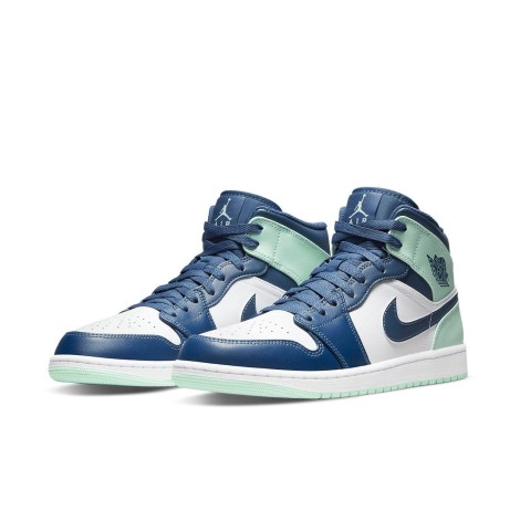 Jordan 1 Mid Mystic Navy Mint Foam