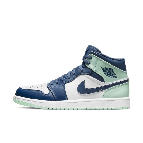 Jordan 1 Mid Mystic Navy Mint Foam