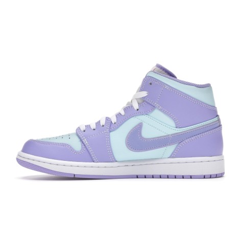 Jordan 1 Mid Purple Aqua