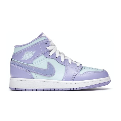 Jordan 1 Mid Purple Aqua (GS)