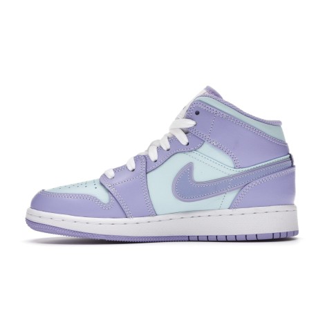 Jordan 1 Mid Purple Aqua (GS)