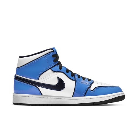 Jordan 1 Mid Signal Blue