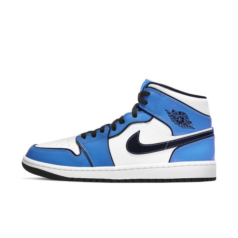 Jordan 1 Mid Signal Blue