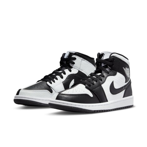 Jordan 1 Mid Split Black White (W)