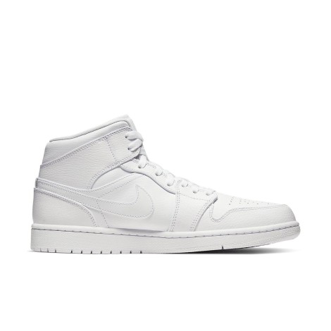 Jordan 1 Mid Triple White (2020)