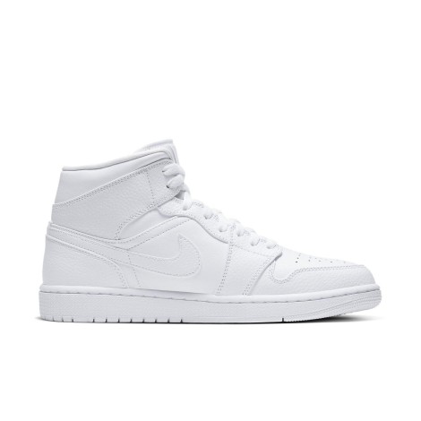 Jordan 1 Mid Triple White 2.0 (2020)